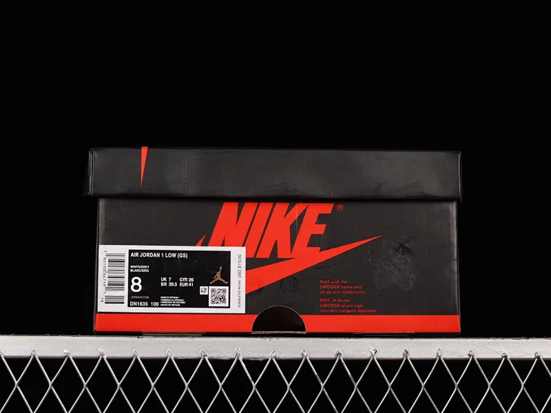 All categories Air Jordan Jordan series basketball shoes Air Jordan 1 Low Z version Air Jordan 1 Low "White and Phantom" AJ1 Joe 1 rice white retro culture and leisure sports sneakers DN1635-100